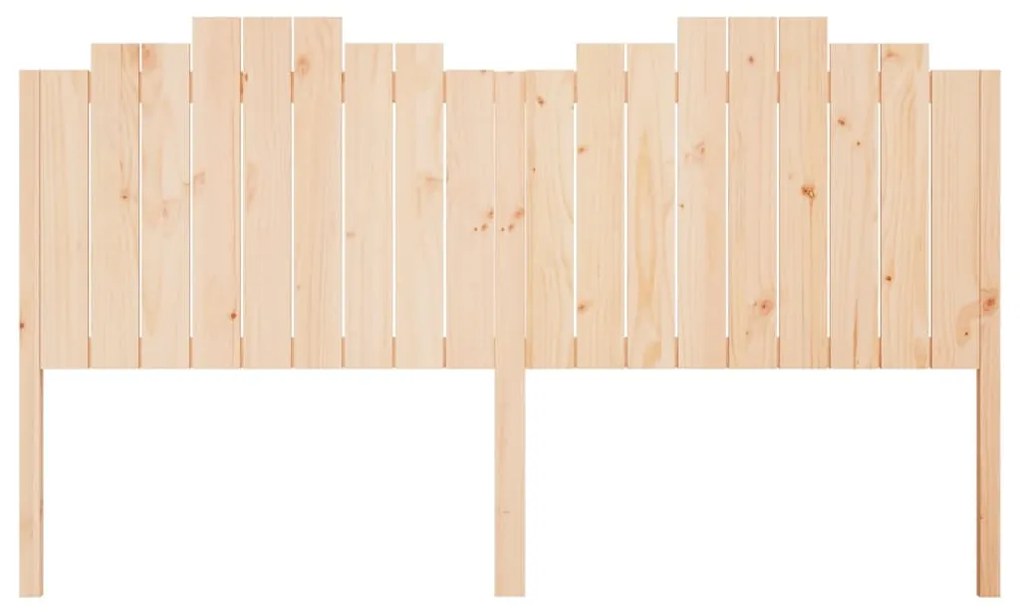 Testiera per letto 186x4x110 cm in legno massello di pino