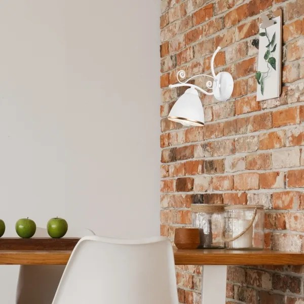 Applique RETRO II 1xE27/60W/230V bianco