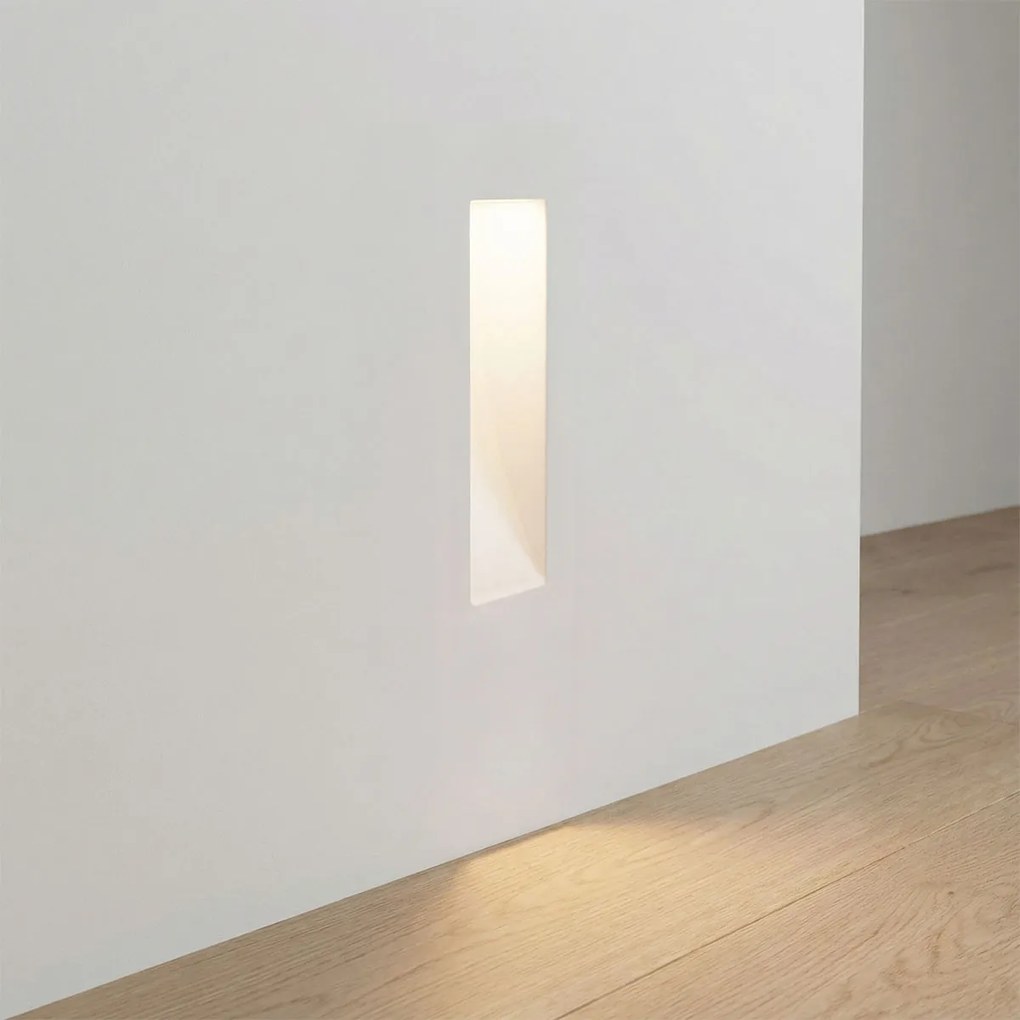 Applique da Incasso Segnapasso GU10 in Gesso Pitturabile SLIM