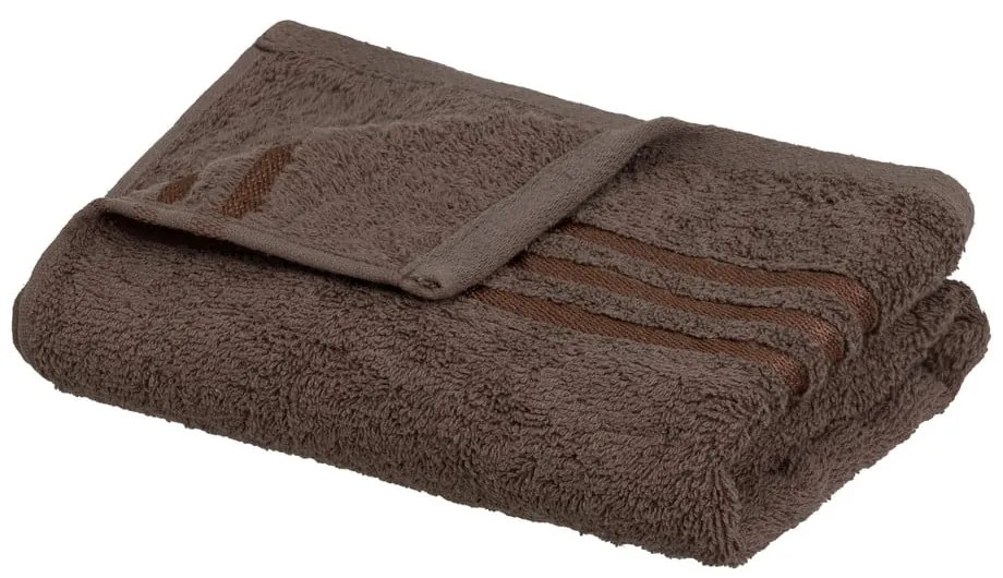 Asciugamano tipo terry marrone in cotone 50x100 cm Simple – Casa Selección