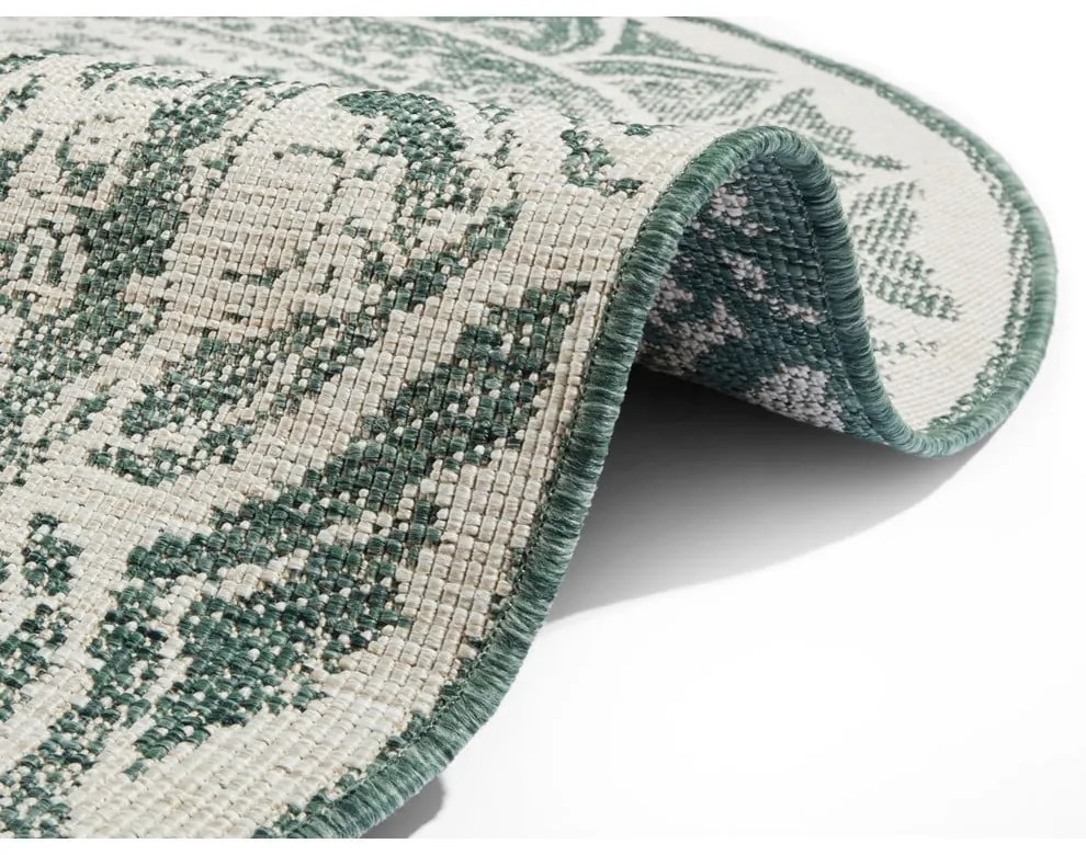 Tappeto da esterno verde e crema , ø 200 cm Siruma - NORTHRUGS