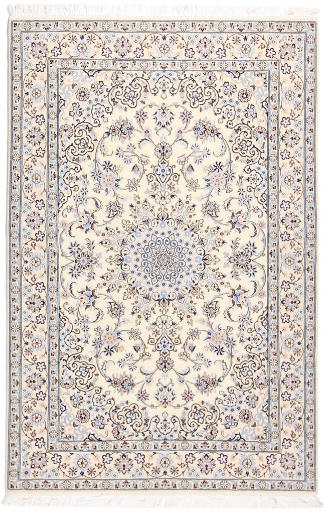 Nain Tappeto persiano 200 x 130 Beige (Iran) Annodato A Mano