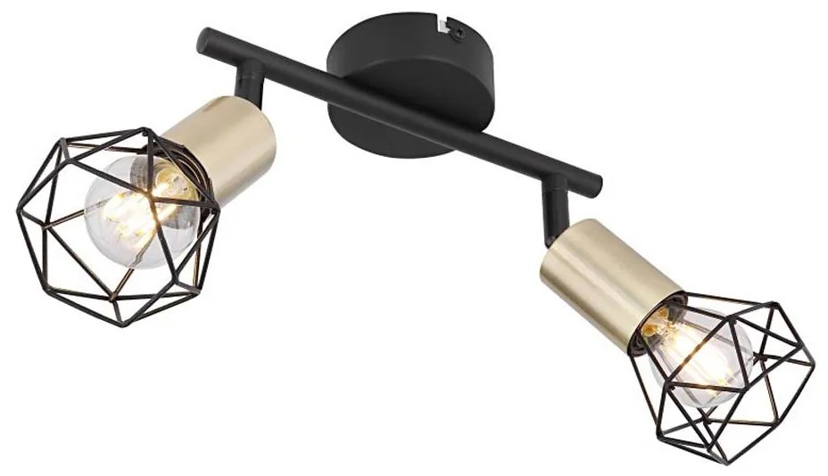 Globo 54802S-2AB - Faretto XARA 2xE14/40W/230V