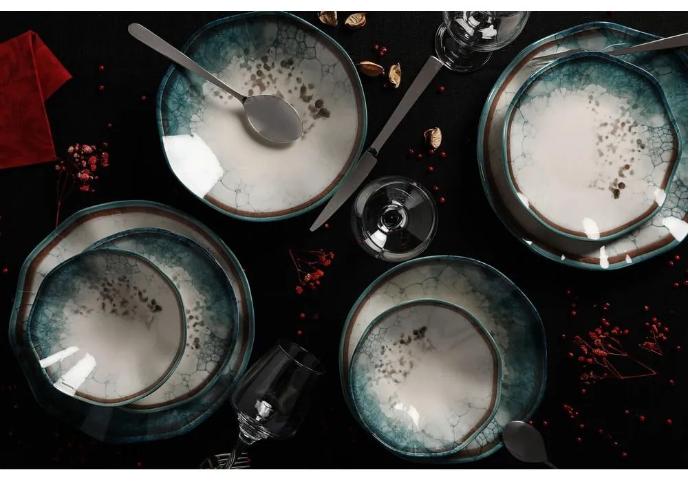 Set da pranzo in porcellana 24 pezzi - Hermia