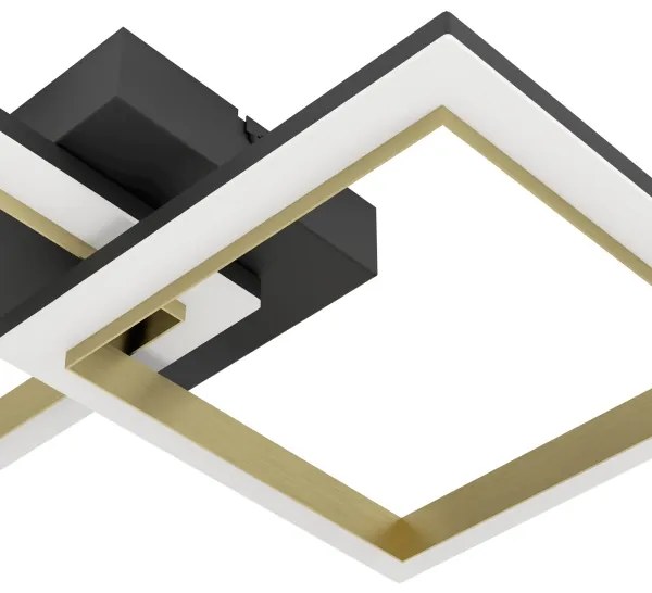 Eglo 901225-Plafoniera LED dimmerabile CALLIERA LED/18,4W/230V nero/oro