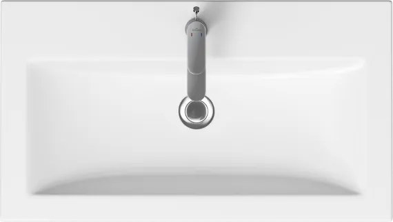 Cersanit K32-004-BOX - Lavabo da incasso COMO 45x80 cm in ceramica/bianco lucido