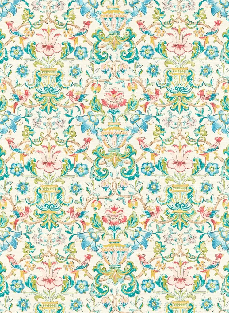 Zoffany Carta da parati Pompadour Print - Multi