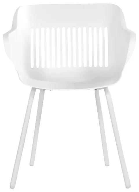 Set di 2 sedie da giardino in plastica bianca Jill Rondo - Hartman