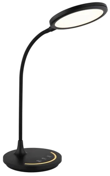 Globo 58483 - Lampada da tavolo touch dimmerabile KENNY LED/12W/230V nera