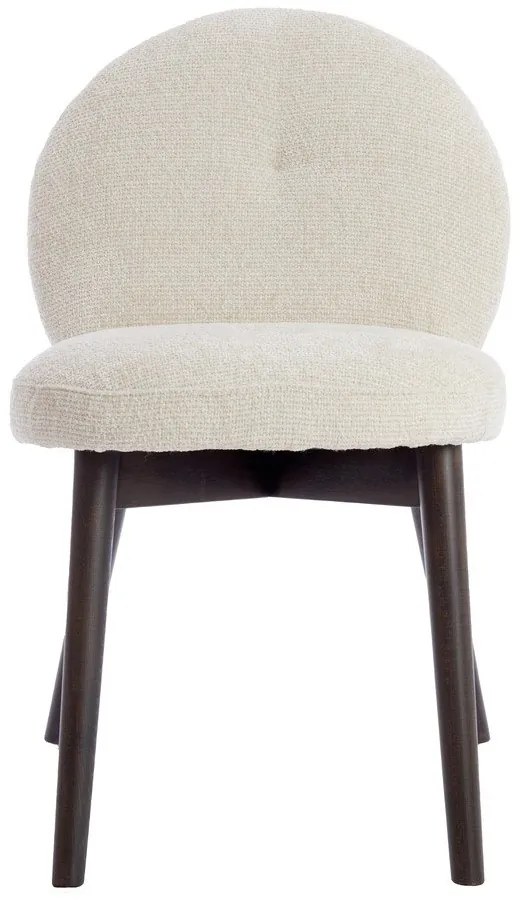 Set di sedie da pranzo color crema in imbottito 2 pz Sinosa – Light &amp; Living