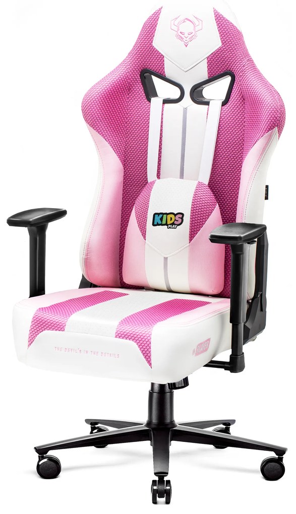 Sedia Da Gaming Diablo X-Player 2.0 In Materiale Kids Size: Marshmallow Pink