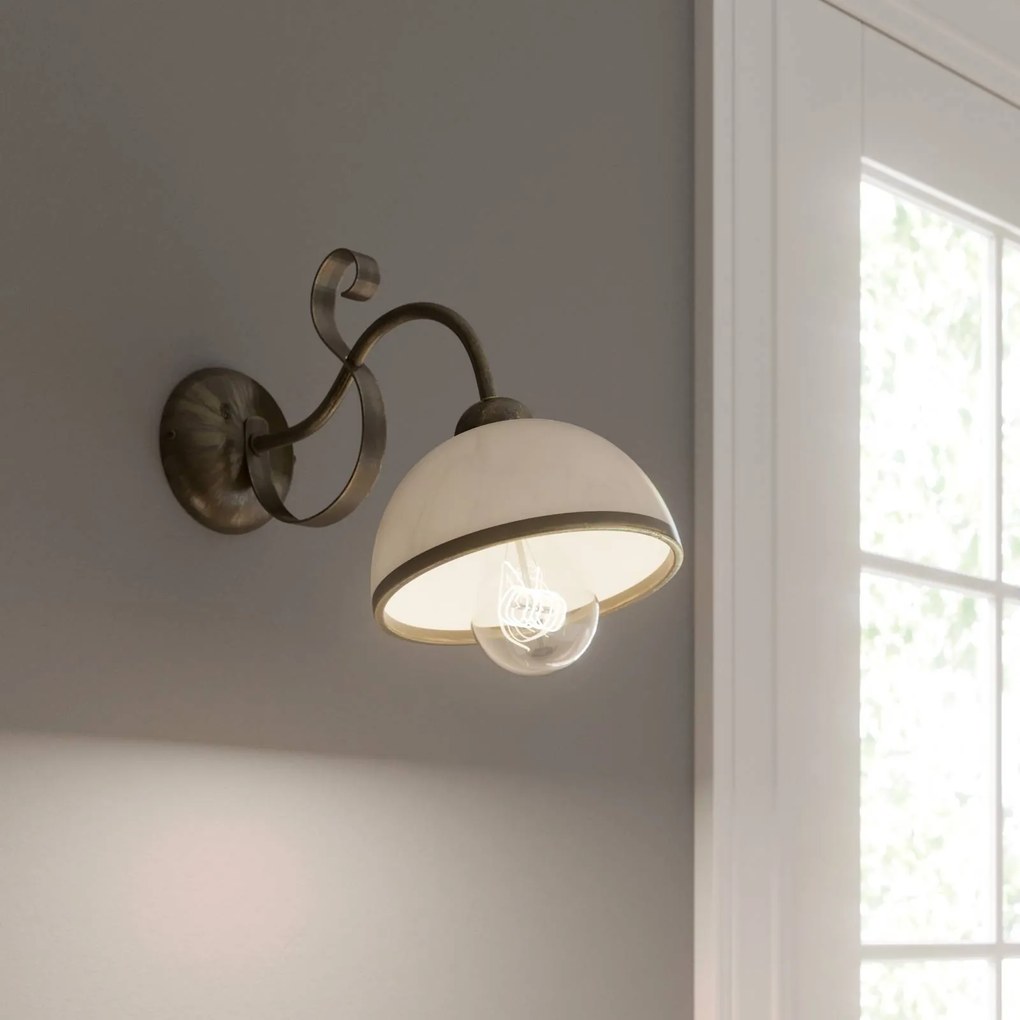 Luminex Applique Antica in stile rustico, 1 luce