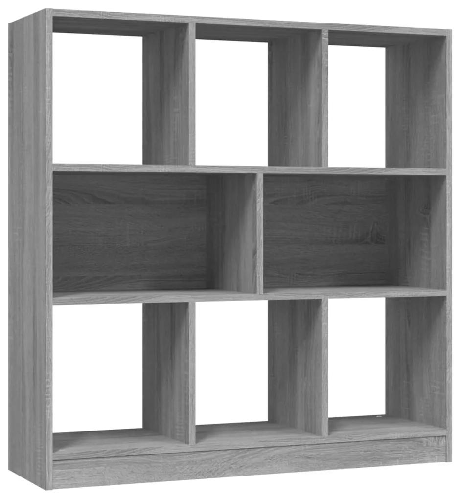 Libreria grigio sonoma 97,5x29,5x100 cm in legno multistrato
