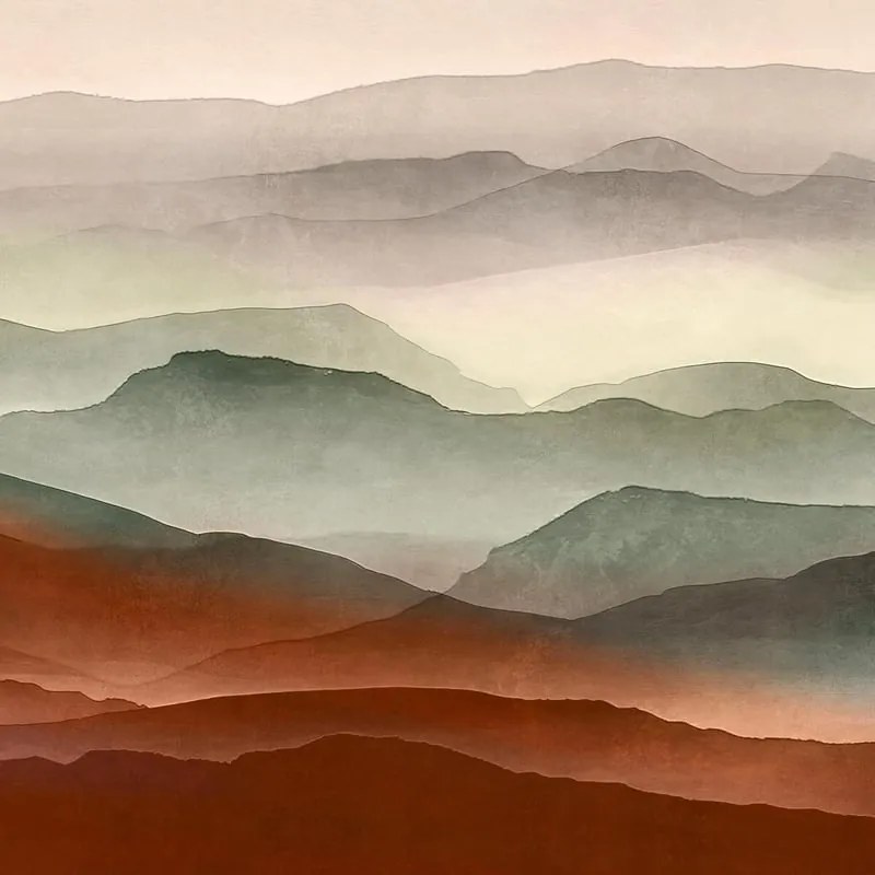 Fotomurale Linear, multicolore 371X280 cm