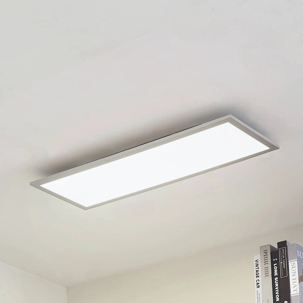 Pannello LED Arcchio Lyndra, 80 cm, bianco, alluminio, dimmerabile, CCT