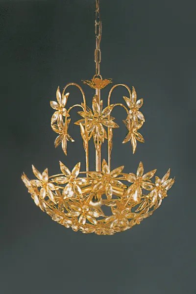 3-light chandelier - Sweet Flower -504/3 - Arredo Luce Cromo