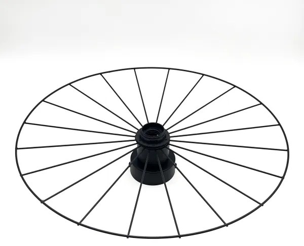 Applique MONTANA 1xE27/15W/230V diametro 45 cm nero