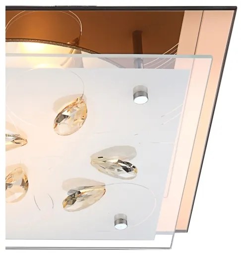 Globo 40412-2 - Plafoniera AYANA 2xE27/40W/230V