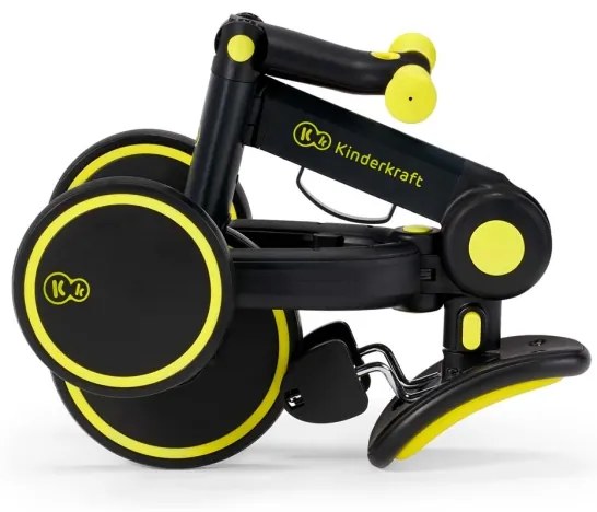 KINDERKRAFT 3v1 4TRIKE - Draisienne enfant jaune/noir