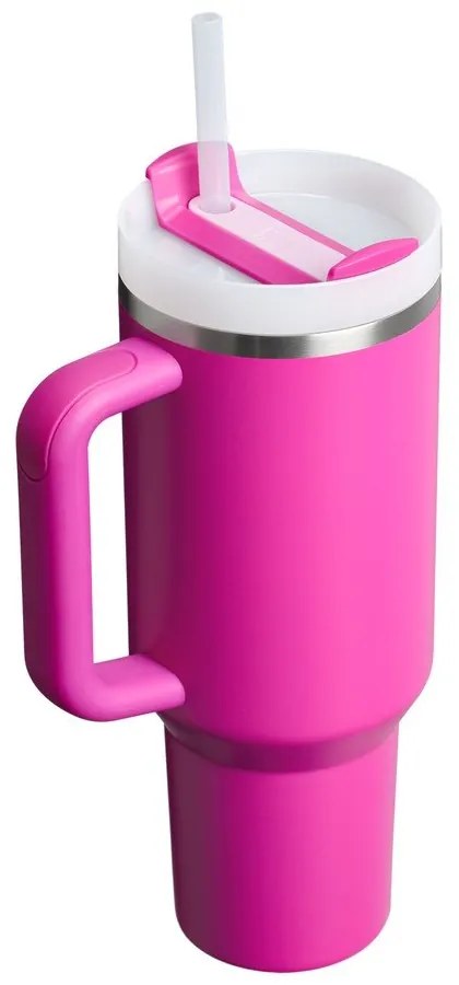 Borraccia termica rosa in acciaio inox 1,18 l Quencher H2.0 FlowState Tumbler Violet Blossom – Stanley