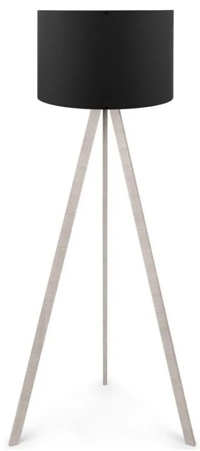 Lampada da terra AYD 1xE27/60W/230V nera/beige