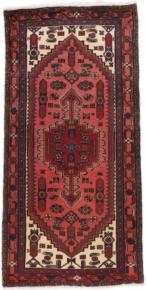 Hamedan Tappeto 100 x 200 (Iran) Annodato A Mano