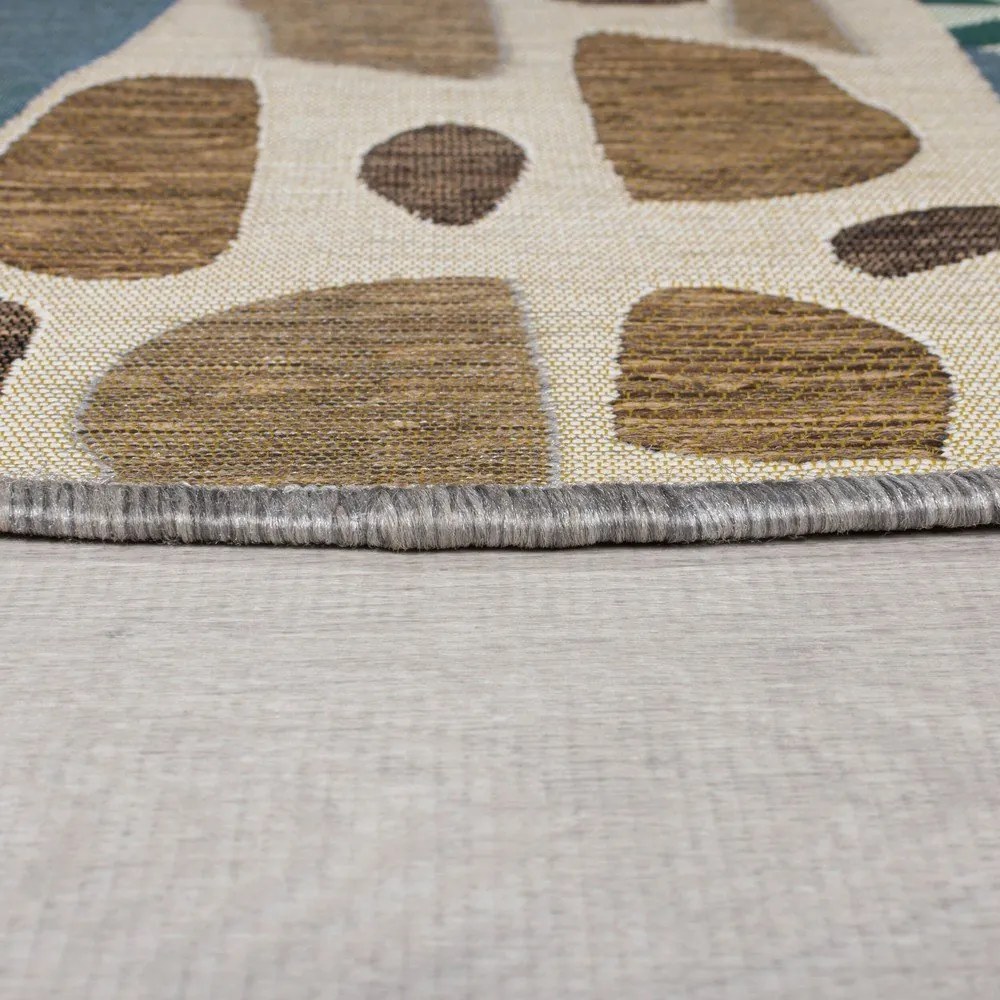 Tappeto verde rotondo per esterni ø 160 cm Eric - Flair Rugs