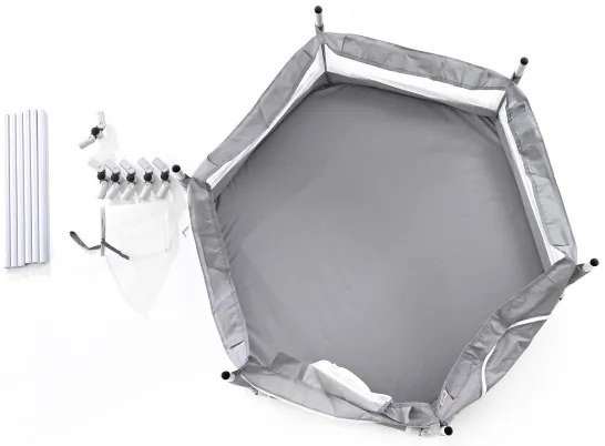 Recinto gioco 120 cm grigio