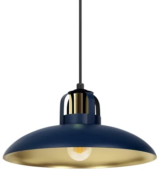 Lampadario su corda FELIX 1xE27/60W/230V blu