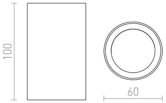 RED - Design Rendl - R12667 - Faretto GAYA 1xGU10/35W/230V bianco