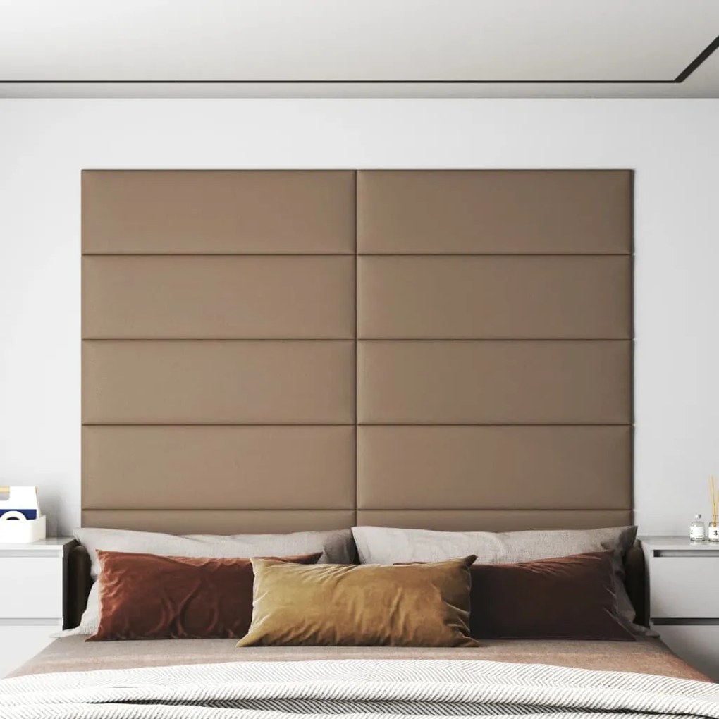 Pannelli Murali 12 Pz Cappuccino 90x30 Cm İn Similpelle 3,24 M² /