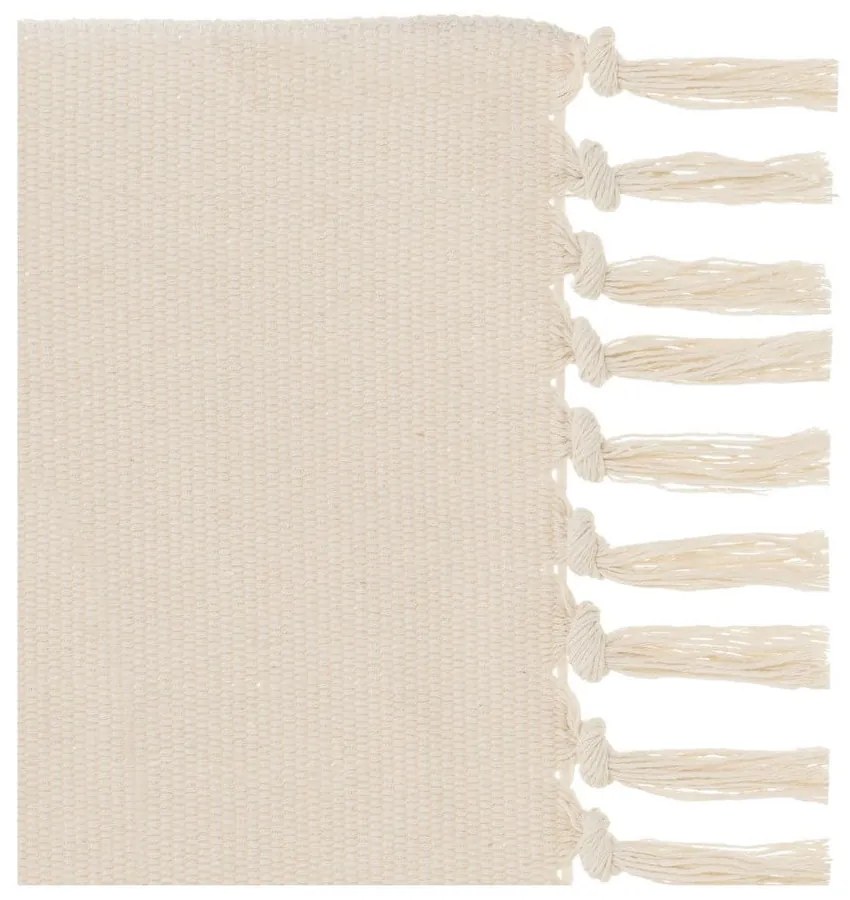 Tappeto lavabile crema con cotone 50x80 cm - Casa Selección