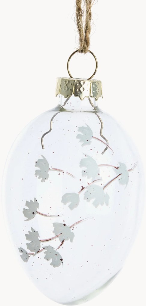 Decorazioni pasquali a forma di uovo fatte a mano Florisse, set di 6