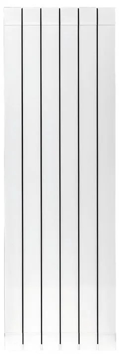 Radiatore acqua calda PRODIGE SUPERIOR in alluminio 1 colonna, 6 elementi, interasse 1400 mm, bianco