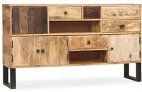 Credenza in Legno Massello di Mango 140x30x80 cm 244938