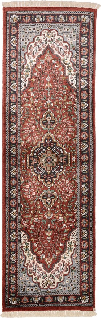 Agra Tappeto orientale 210x60 (Indian) Annodato A Mano