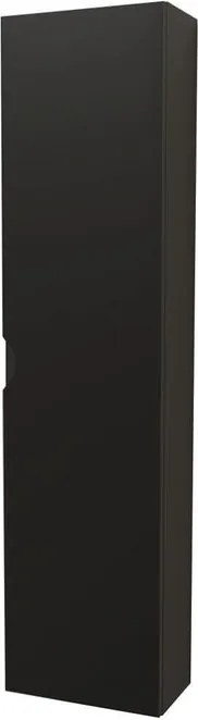 Colonna per mobile bagno Bohemia BADEN HAUS 1 anta P 20 x L 35 x H 140 cm nero opaco