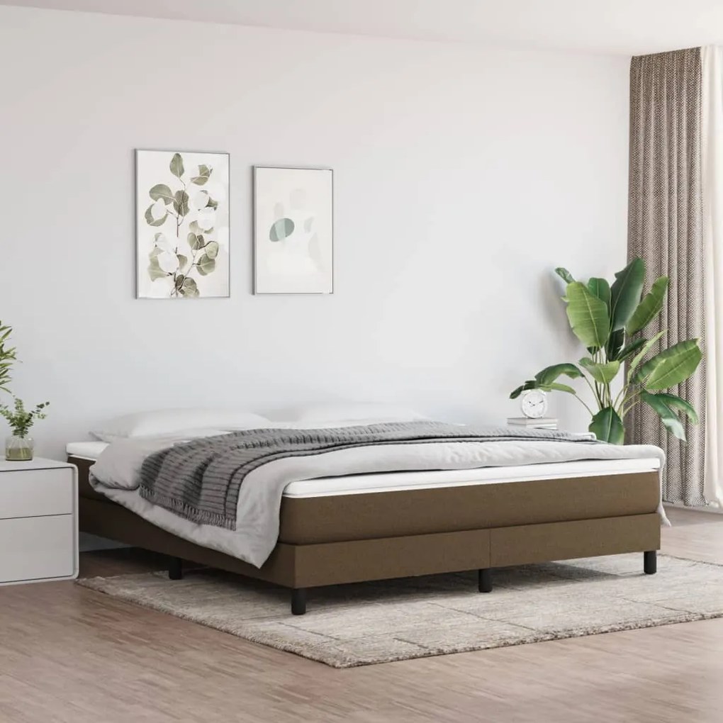 Materasso A Molle Insacchettate Marrone Scuro 160x200x20 Cm /