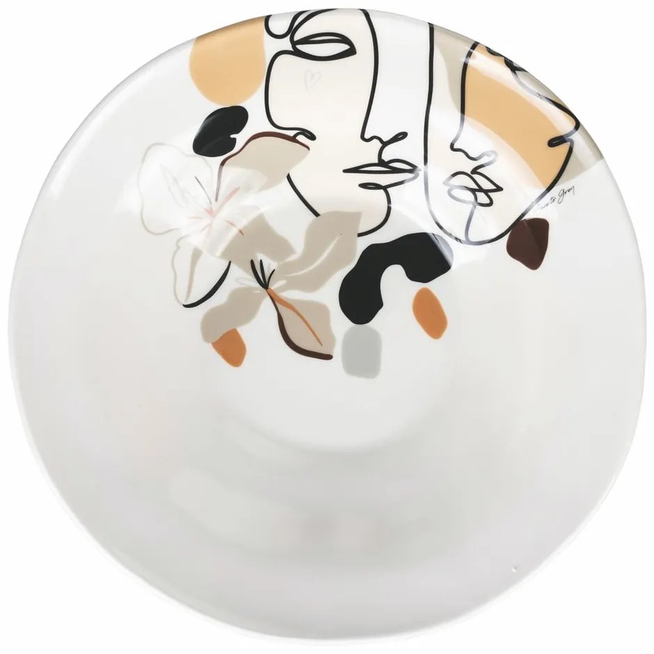 Insalatiera in ceramica , ø 39 cm Face to Grey - VDE Tivoli 1996