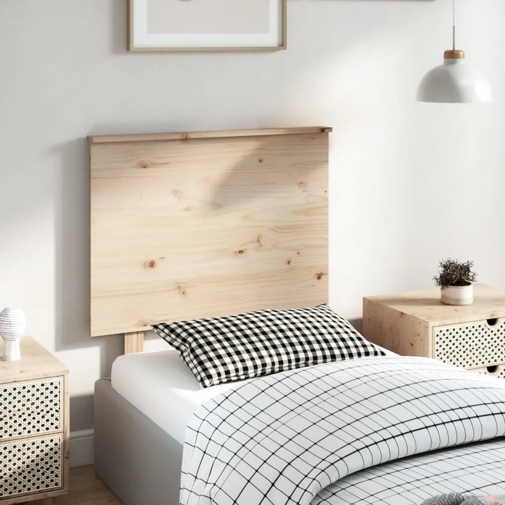Testiera Per Letto 79x6x82,5 Cm Legno Massello Di Pino /