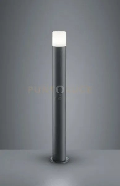 Hoosic palo alto da esterno antracite h. 80cm 1 luce attacco e27