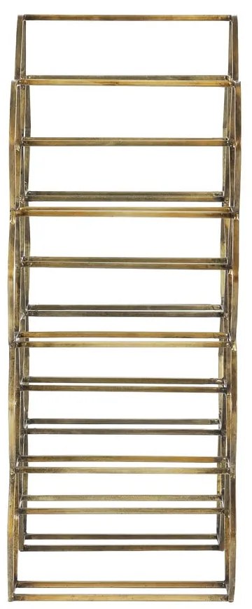 Portabottiglie in metallo color bronzo per 12 bottiglie Salbris - Light &amp; Living