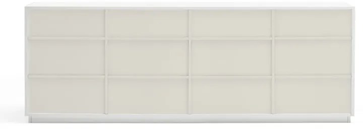 Cassettiera bianca , larghezza 200 cm Doric - Teulat