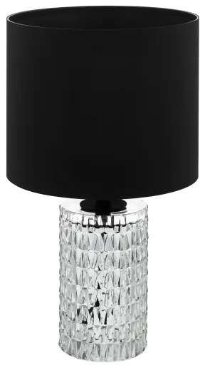 Eglo 39979 - Lampada da tavolo SAPUARA 1xE27/40W/230V nero