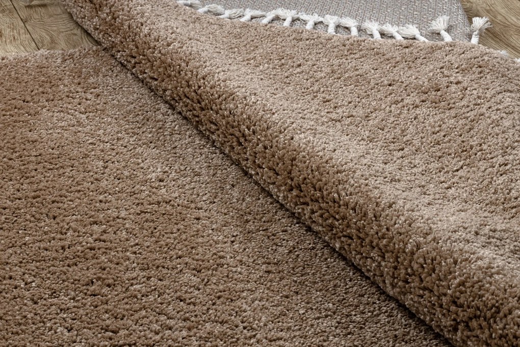 Tappeto BERBER 9000 beige Frange berbero marocchino shaggy