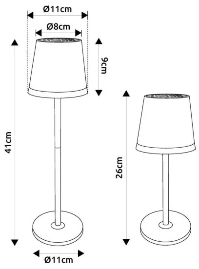 Globo 36637SM - Lampada LED solare LED/0,6W/3V 3000K IP44 cromo opaco