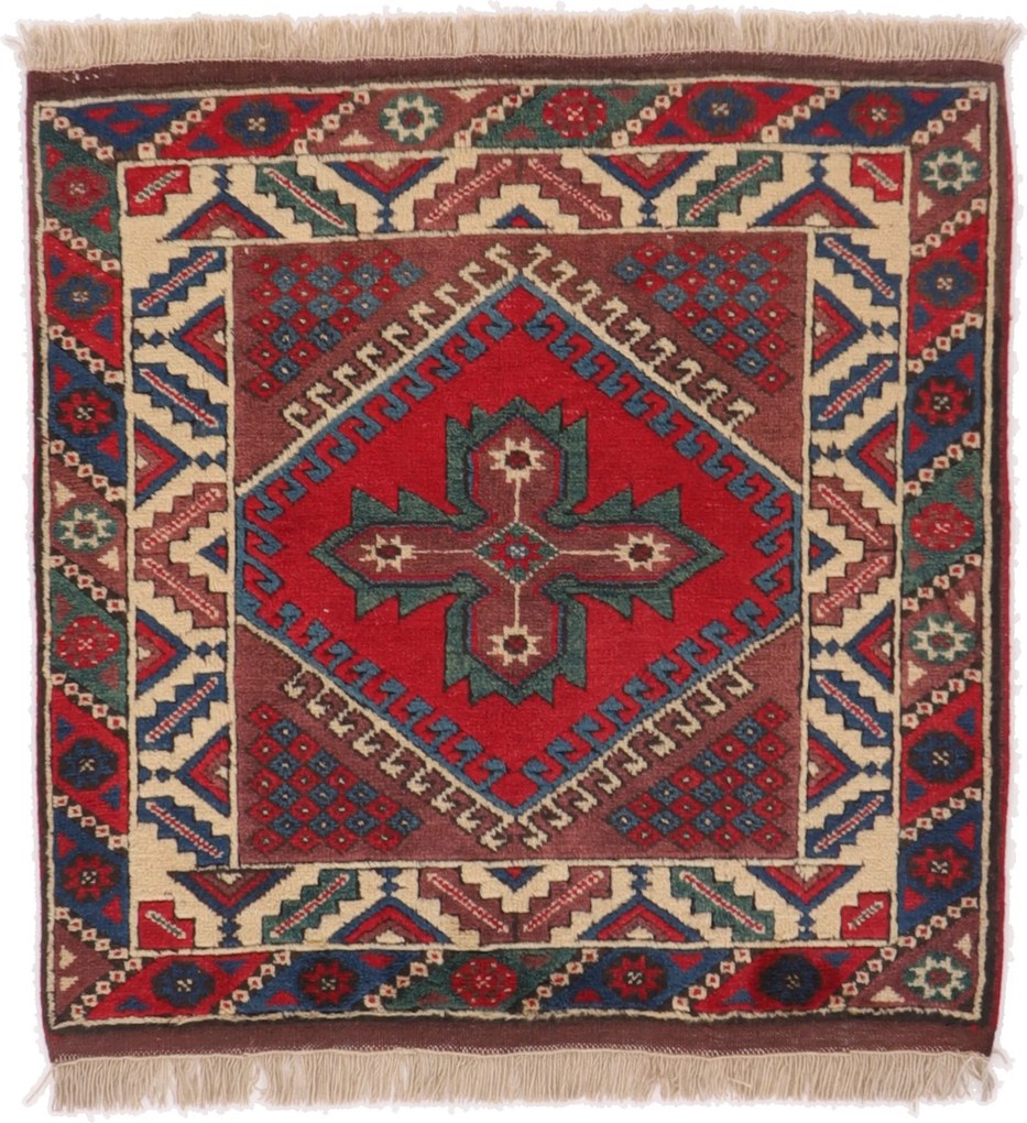 Kars Tappeto persiano 90x90 (Iran) Annodato A Mano