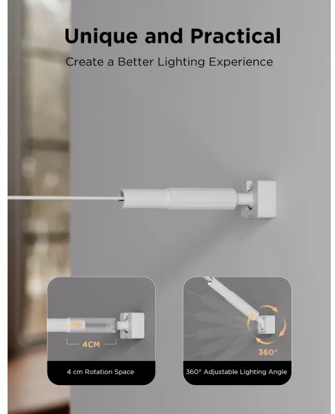 Govee - Striscia LED sospesa RGBICWW/36W/24V 4m Skyline Matter Wi-Fi