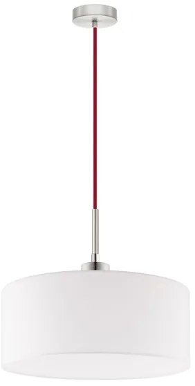 Eglo - Lampadario LED a cavo TUNJA 1xE27/60W/230V bianco
