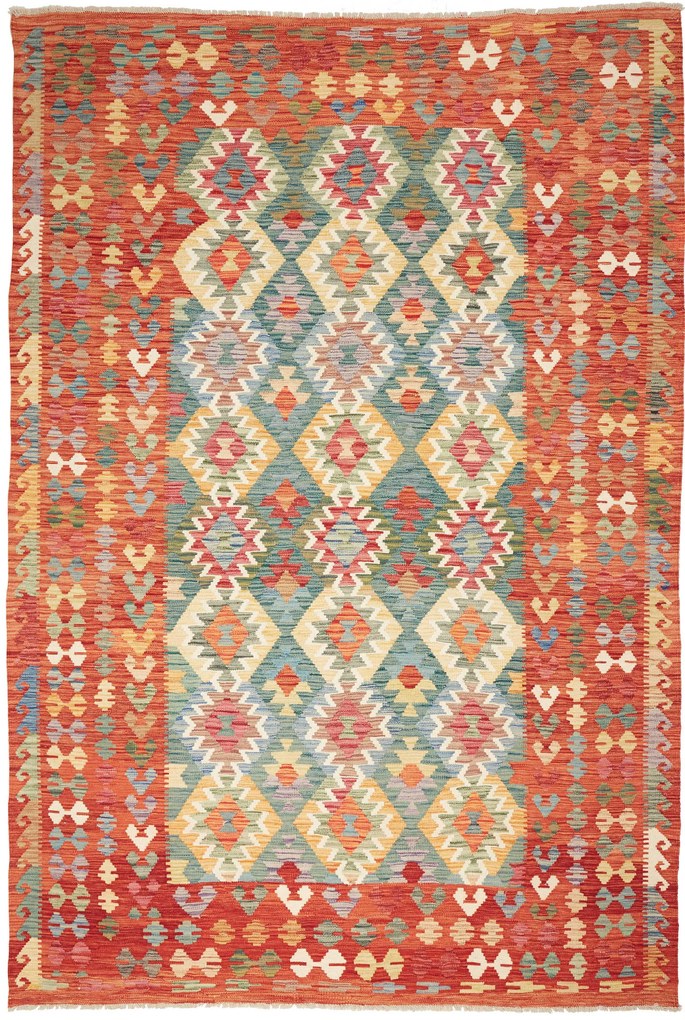 Kilim Tappeto 200 x 300 (Pakistan) Tessuto A Mano